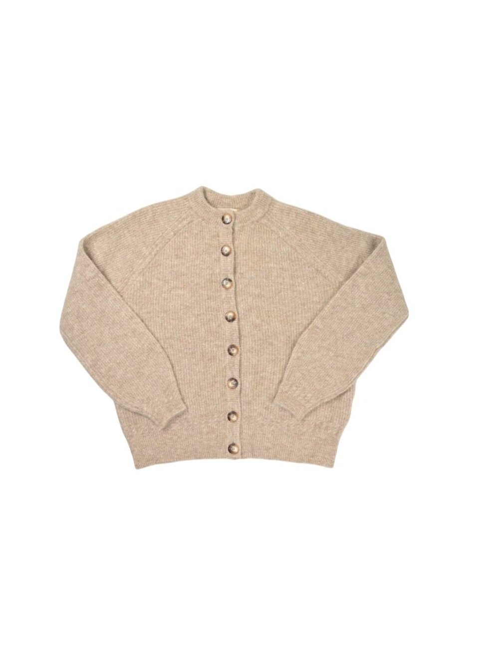 Sezane Othello Cardigan in Light Beige